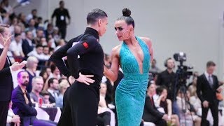 Konstantin Gorodilov  Dominika Bergmannova EST  2019 WDSF European Latin  R2 S [upl. by Eissen914]