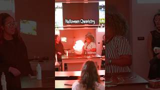 Halloween Chemistry 🎃🧪 Spooky reactions and bubbling potions in chemistry class today science [upl. by Nalyt264]