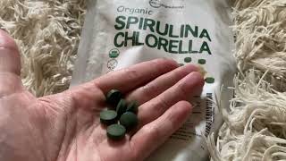 Honest Review Spirulina And Chlorella Tablets [upl. by Tebzil]