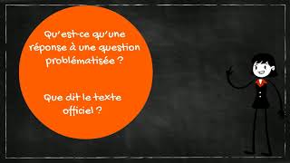 Réponse à une question problématisée MÉTHODOLOGIE [upl. by Ramraj]