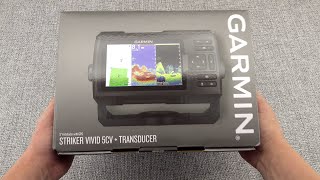 Garmin STRIKER Vivid 5cv with GT20TM transducer Unboxing [upl. by Naamana723]