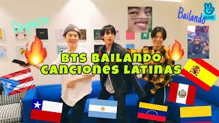 Cuando BTS baila canciones latinas 2020✨ no fake [upl. by Nolitta326]