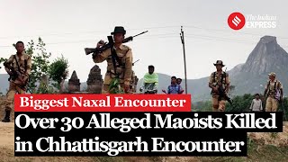 Over 30 Alleged Maoists Killed in Major Encounter in Chhattisgarhs Abujhmad [upl. by Yngiram589]