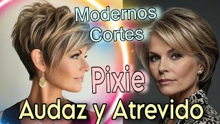 Cortes PIXIE 202425 Cabello CORTO y Moderno para Mujeres de 40 50 60 70 años Pixie HairCuts [upl. by Jae]