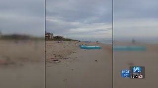 2019 Floatopia event leaves Chics Beach covered in 10 tons of trash [upl. by Bang904]