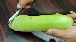 If you have Bottle Gourd at your home Try this amazing healthy breakfastsnack recipe [upl. by Schreibe457]