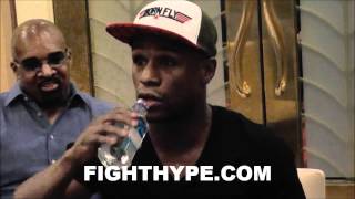 MAYWEATHER DISCUSSES TURNING PRO AND SPARRING PERNELL WHITAKER [upl. by Briscoe]