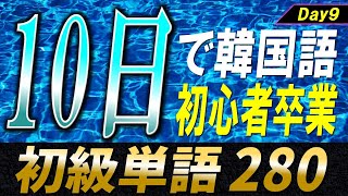 韓国語初心者のための10日単語帳〜Day9〜【例文・生音声付】 [upl. by Naux784]