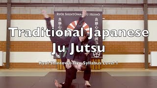 54 JuJutsu Techniques  Self Defence Syllabus  Traditional Japanese Ju Jutsu Ryu [upl. by Swetiana]