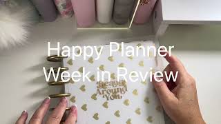 Happy Planner  Week in Review  2025 Planning Pages [upl. by Portwine]