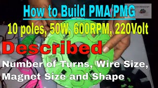 How to Make Multi Stage Permanent Magnet AC AlternatorGenerator PMA [upl. by Atirahc604]