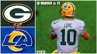 Packers vs Rams Week 5 Simulation Madden 25 PS5 [upl. by Fillian199]