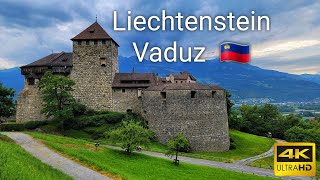 Vaduz Liechtenstein 🇱🇮 in 6 minutes  Walking Tour 4K [upl. by Kolb]