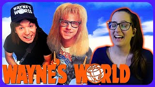 WAYNES WORLD Movie Reaction FIRST TIME WATCHING [upl. by Wandis]