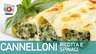 Cannelloni con Ricotta e Spinaci [upl. by Dnomrej]