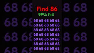 Find 86iqtest puzzle quiz [upl. by Austin355]