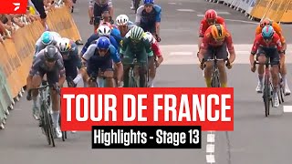 Tour de France 2024 Stage 13 Highlights [upl. by Bertie]