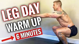 Do this 6 Minute Leg Day warm up before every leg workout [upl. by Ahsimed]