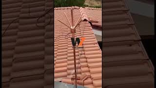 Solid lightning arrester installation PUNE [upl. by Yelnikcm]