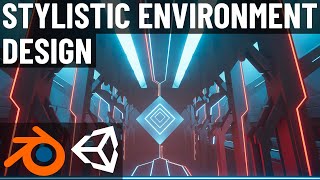 Stylistic Environment Design Blender 28 and Unity [upl. by Chernow]