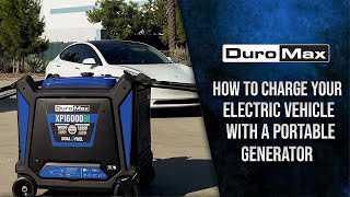 How to Charge your Electric Vehicle with a Portable Generator [upl. by Hbaruas]