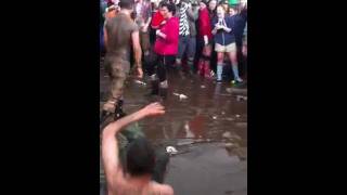 Bruno Mars at T in the park mud bath [upl. by Suiravad]