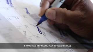 my Studies  Unisa 6 Scheduling your semester [upl. by Nylodam]