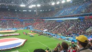 Belgium national anthem world cup 2018 semi final Belgium vs France 1072018 [upl. by Nilved]