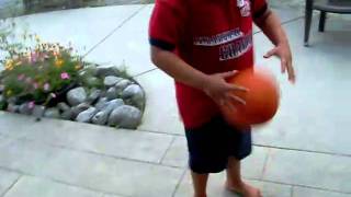 Autism Boy plays basketball [upl. by Rowley]