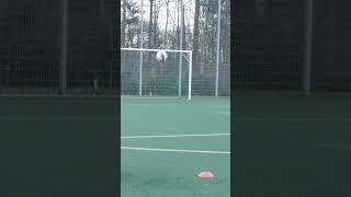 One of my unluckiest Knuckleballs football cr7 skills footballskills viral shorts freekick [upl. by Lekcar]