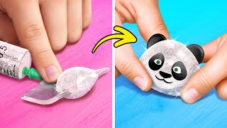 DIY Nano Tape Bubble Fidget Toy 🎨 🐼 Cool Crafts And Amazing Hacks For Your Kids [upl. by Zebapda133]