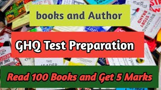 GHQ Test Preparation  Books and Authors Important books about Pakistan Famous Books and Authors [upl. by Yelats]