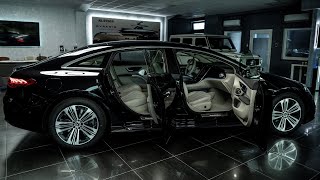 2024 Black Mercedes EQS 450  Luxury Electric Sedan in Detail [upl. by Arlette604]