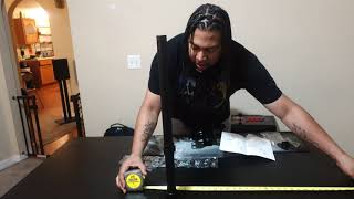 Mounting My 48quot LG C1 OLED  VIVO Black Desk Mount Review [upl. by Ermanno]