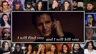 Liam Neeson Famous Scene  Taken 2008 Reaction Mashup [upl. by Lenod]