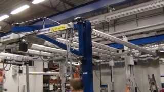 Movomech Jib Arm Crane  Floor Mounted [upl. by Assiruam]