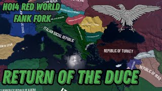 FASCIST ITALY RETURNS  HOI4 RED WORLD FAN FORK [upl. by Yorker331]