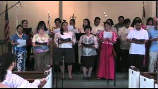 Pilipino Choir  quotDear Lord Lead Me Day by Dayquot [upl. by Nodal]