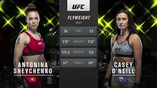 Casey ONeil vs Antonina Shevchenko [upl. by Ellehsram]