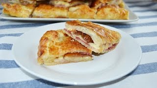 Bacon Dates amp Cheese Empanada  Easy Bacon Turnover Recipe [upl. by Dinerman]