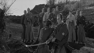 Sanjuro 1962 Full ending scene Akira Kurosawa 4K [upl. by Ditter]