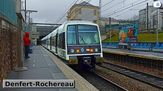 Denfert  Rochereau  RER B  Paris  RATP MI79  MI84 [upl. by Anelav]