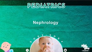 Ch 6 part 2 Nephrology nephritic syndrome Pediatrics [upl. by Lienad]