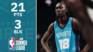 Mouhamadou Gueye 21 Points Summer League Highlights vs Spurs  July 6 2024 [upl. by Narmak]