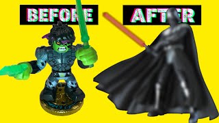 Custom Darth Vader Akedo Warrior With Light Up Lightsaber Only On Eddies World [upl. by Hseyaj823]