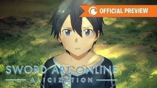 Sword Art Online Alicization  OFFICIAL PREVIEW [upl. by Ileek915]