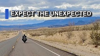 EXPECT THE UNEXPECTED  BIG BEND MOTORCYCLE RIDING MotorcycleTravel [upl. by Bred]