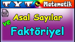 Asal Sayılar ve Faktöriyel PDF TYT Matematik Dersleri [upl. by Adiuqram]