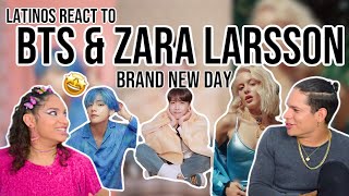 BEST BTS COLLAB  Waleska amp Efra react BTS V JHope Zara Larsson  A Brand New Day  REACTION💜 [upl. by Ibby]