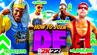 HOW TO JOIN THE DF CLAN in NBA 2K22 • BEST CLAN IN 2K HISTORY DEDICATED FOREVER [upl. by Norak]